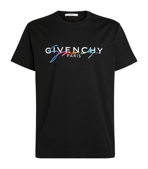 givenchy black logo tee|cheap Givenchy shirts for men.